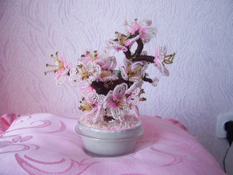 Artesanato feito de miçangas é a base para iniciantes com esquemas (árvores, flores, quadros). Aulas de beleza faça você mesmo (mais de 190 fotos)