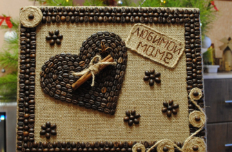 The most unusual and interesting crafts from coffee and coffee beans for 5+. Easy workshops for beginners step by step (130 + Photo)