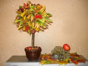 Artesanato de material natural com as próprias mãos (+185 Foto).Seu filho pode fazer isso!