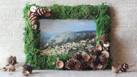 Artesanato de material natural com as próprias mãos (+185 Foto). Seu filho pode fazer isso!