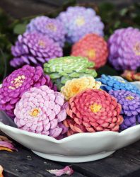 Artesanato de material natural com as próprias mãos (+185 Foto). Seu filho pode fazer isso!