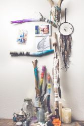 Artesanato de material natural com as próprias mãos (+185 Foto). Seu filho pode fazer isso!