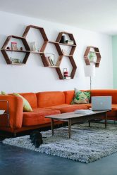 Como fazer prateleiras no interior da sala com as próprias mãos? (230+ fotos) Uma seleção de ideias bonitas e modernas