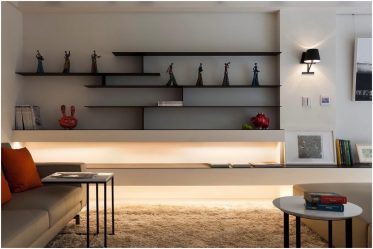 Como fazer prateleiras no interior da sala com as próprias mãos? (230+ fotos) Uma seleção de ideias bonitas e modernas