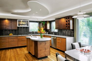 Qual é o melhor teto da cozinha? 180+ Fotos As opções mais modernas