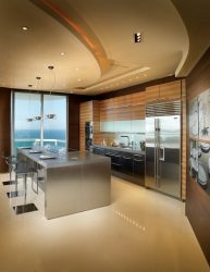 Qual é o melhor teto da cozinha? 180+ Fotos As opções mais modernas