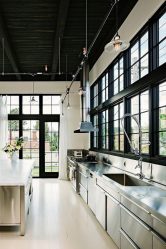 Qual é o melhor teto da cozinha? 180+ Fotos As opções mais modernas