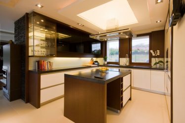 Qual é o melhor teto da cozinha? 180+ Fotos As opções mais modernas