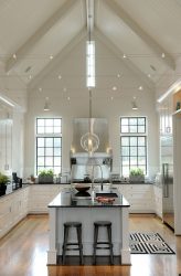 Qual é o melhor teto da cozinha? 180+ Fotos As opções mais modernas