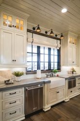 Qual é o melhor teto da cozinha? 180+ Fotos As opções mais modernas