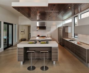 Qual é o melhor teto da cozinha? 180+ Fotos As opções mais modernas