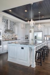 Qual é o melhor teto da cozinha? 180+ Fotos As opções mais modernas