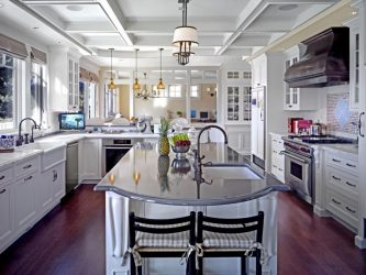 Qual é o melhor teto da cozinha? 180+ Fotos As opções mais modernas