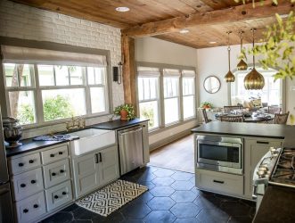 Qual é o melhor teto da cozinha? 180+ Fotos As opções mais modernas