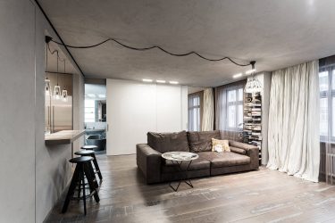 O teto na sala (310 + Foto): alta qualidade e moda. Apenas opções ganha-ganha