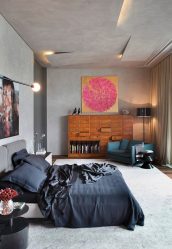 O teto na sala (310 + Foto): alta qualidade e moda. Apenas opções ganha-ganha