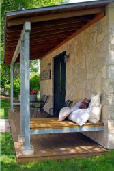 Belos projetos de casa de um andar com um terraço (mais de 175 fotos). Funcionalidades de posicionamento no site