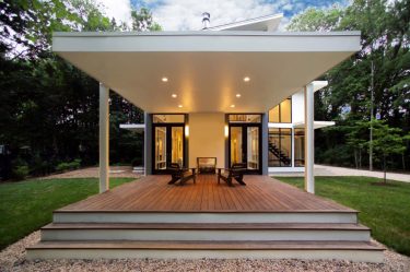 Belos projetos de casa de um andar com um terraço (mais de 175 fotos). Funcionalidades de posicionamento no site