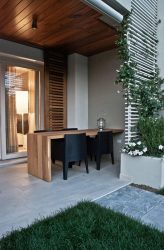 Belos projetos de casa de um andar com um terraço (mais de 175 fotos). Funcionalidades de posicionamento no site
