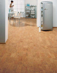 Qual é o piso de cortiça no interior? 100+ (foto) solução bem sucedida. Por que escolher ele?