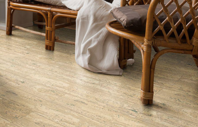 Qual é o piso de cortiça no interior? 100+ (foto) solução bem sucedida. Por que escolher ele?