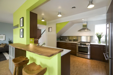 Qual é o piso de cortiça no interior? 100+ (foto) solução bem sucedida. Por que escolher ele?