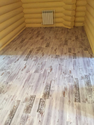 Qual é o piso de cortiça no interior? 100+ (foto) solução bem sucedida. Por que escolher ele?