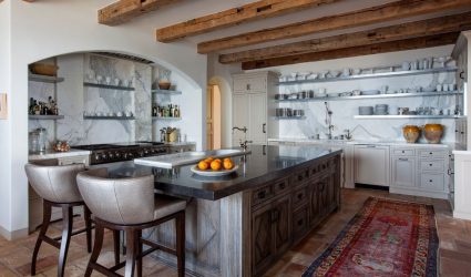 Estilo de Provence em um interior moderno: 335+ Fotos de belos desenhos para os românticos e conhecedores da França (no corredor / sala / cozinha)
