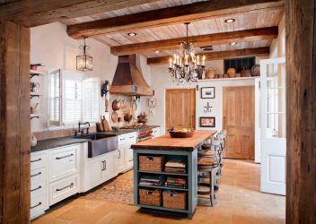 Estilo de Provence em um interior moderno: 335+ Fotos de belos desenhos para os românticos e conhecedores da França (no corredor / sala / cozinha)