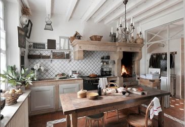 Estilo de Provence em um interior moderno: 335+ Fotos de belos desenhos para os românticos e conhecedores da França (no corredor / sala / cozinha)