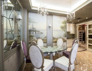 Estilo de Provence em um interior moderno: 335+ Fotos de belos desenhos para os românticos e conhecedores da França (no corredor / sala / cozinha)