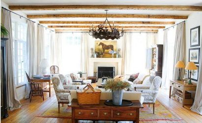 Estilo de Provence em um interior moderno: 335+ Fotos de belos desenhos para os românticos e conhecedores da França (no corredor / sala / cozinha)