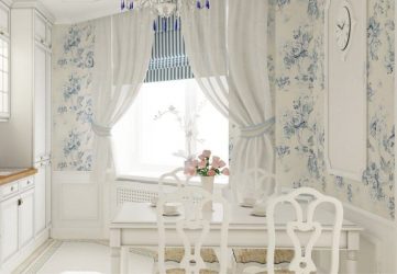 Estilo de Provence em um interior moderno: 335+ Fotos de belos desenhos para os românticos e conhecedores da França (no corredor / sala / cozinha)