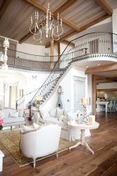Estilo de Provence em um interior moderno: 335+ Fotos de belos desenhos para os românticos e conhecedores da França (no corredor / sala / cozinha)