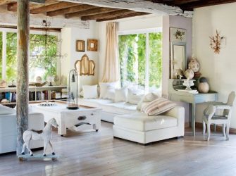 Estilo de Provence em um interior moderno: 335+ Fotos de belos desenhos para os românticos e conhecedores da França (no corredor / sala / cozinha)