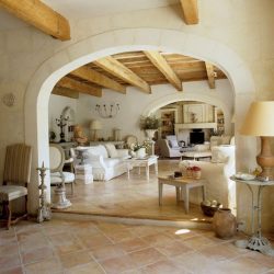 Estilo de Provence em um interior moderno: 335+ Fotos de belos desenhos para os românticos e conhecedores da França (no corredor / sala / cozinha)
