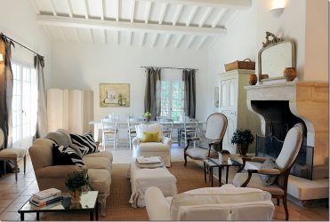 Estilo de Provence em um interior moderno: 335+ Fotos de belos desenhos para os românticos e conhecedores da França (no corredor / sala / cozinha)