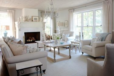 Estilo de Provence em um interior moderno: 335+ Fotos de belos desenhos para os românticos e conhecedores da França (no corredor / sala / cozinha)