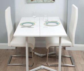 Mesa de cozinha dobrável (pequena, oval, vidro): Como escolher? Onde colocar? Como decorar?
