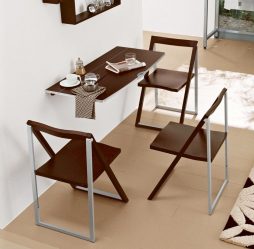 Mesa de cozinha dobrável (pequena, oval, vidro): Como escolher? Onde colocar? Como decorar?