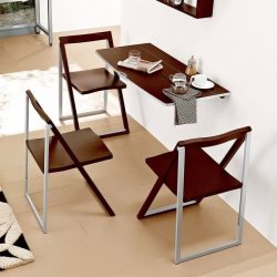 Mesa de cozinha dobrável (pequena, oval, vidro): Como escolher? Onde colocar? Como decorar?