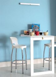 Mesa de cozinha dobrável (pequena, oval, vidro): Como escolher? Onde colocar? Como decorar?