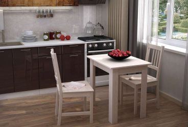 Mesa de cozinha dobrável (pequena, oval, vidro): Como escolher? Onde colocar? Como decorar?