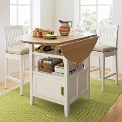 Mesa de cozinha dobrável (pequena, oval, vidro): Como escolher? Onde colocar? Como decorar?