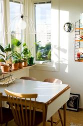 Mesa de cozinha dobrável (pequena, oval, vidro): Como escolher? Onde colocar? Como decorar?
