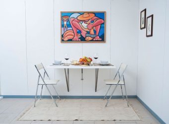 Mesa de cozinha dobrável (pequena, oval, vidro): Como escolher? Onde colocar? Como decorar?