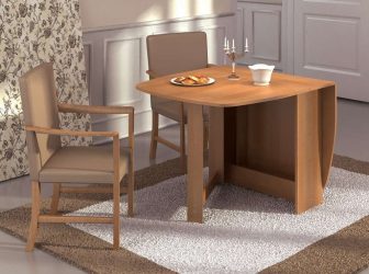 Mesa de cozinha dobrável (pequena, oval, vidro): Como escolher? Onde colocar? Como decorar?