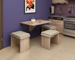 Mesa de cozinha dobrável (pequena, oval, vidro): Como escolher? Onde colocar? Como decorar?