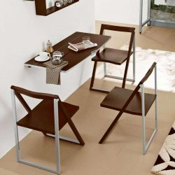 Mesa de cozinha dobrável (pequena, oval, vidro): Como escolher? Onde colocar? Como decorar?