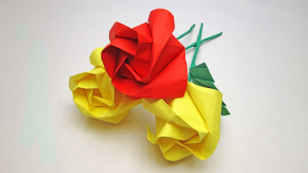 Como fazer rosas de papel com as próprias mãos: Instruções passo a passo para iniciantes (mais de 190 fotos)